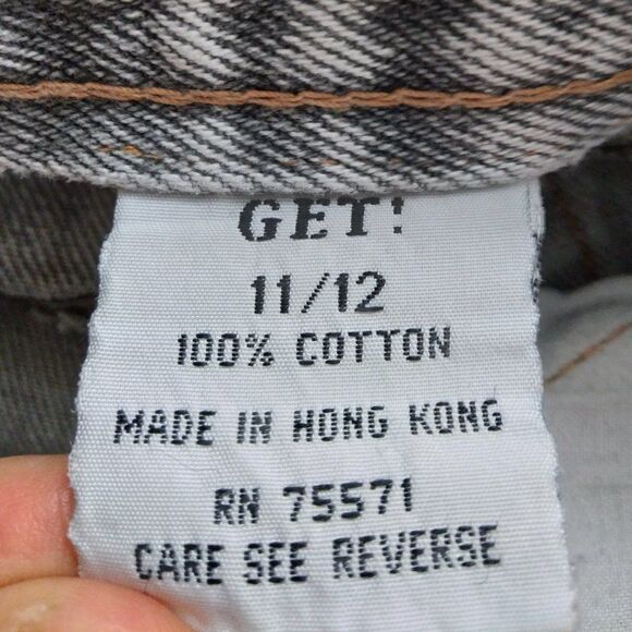 Vintage Get! Patches Tapered High Waist Denim Jeans - Picture 6 of 8